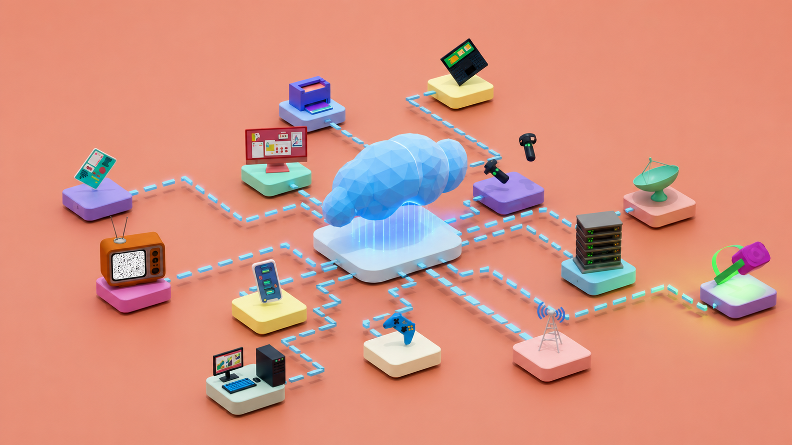 Sistema SaaS com inteligência artificial ajudando pequenas empresas.